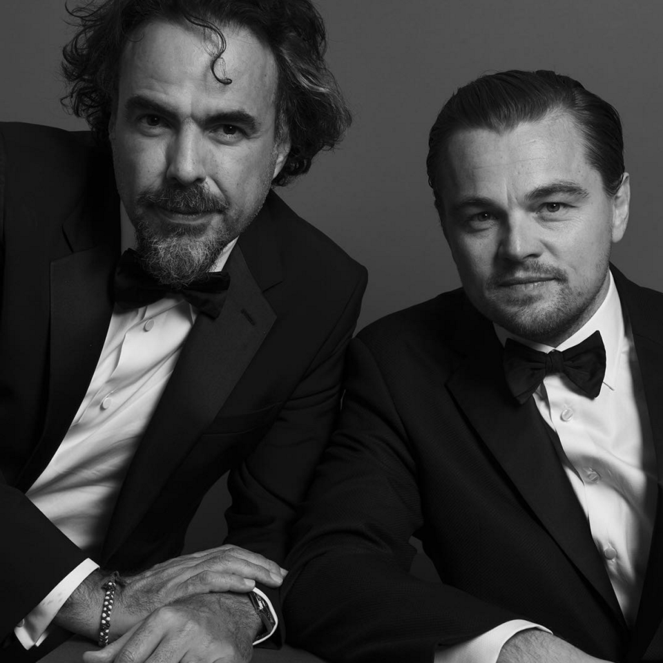 Alejandro Iñárritu and Leonardo DiCaprio