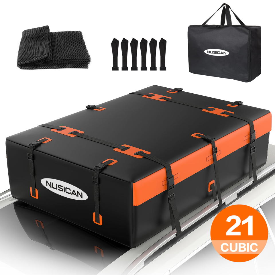 <p><a href="https://go.redirectingat.com?id=74968X1596630&url=https%3A%2F%2Fwww.walmart.com%2Fip%2FNusican-Car-Roof-Bag-100-Waterproof-Rooftop-Cargo-Carrier-21-Cu-Ft-Luggage-Storage-Bag-Includes-8-Reinforced-Straps-Anti-Slip-Mat-Handbags-Fit-All-Ve%2F812854691&sref=https%3A%2F%2Fwww.caranddriver.com%2Fcar-accessories%2Fg43965373%2Fmemorial-day-deals-car-parts-accessories-tires-tools-2023%2F" rel="nofollow noopener" target="_blank" data-ylk="slk:Shop Now;elm:context_link;itc:0;sec:content-canvas" class="link ">Shop Now</a></p><p>Nusican Waterproof Rooftop Cargo Carrier </p><p>$79.99</p><p>walmart.com</p><span class="copyright">Walmart</span>