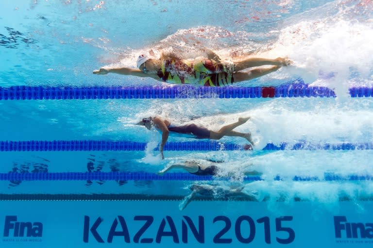 FINA said that samples taken during the 2015 Aquatics World Championships in Kazan had been analysed in a WADA-accredited laboratory in Moscow, supervised by independent observers