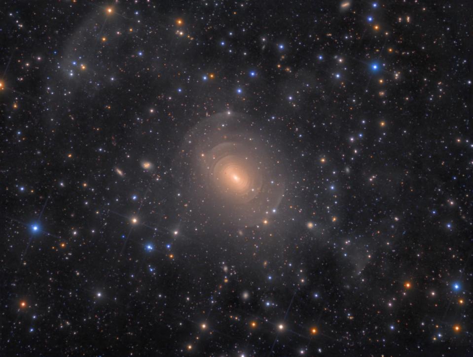 Galaxies Winner - Shells of Elliptical Galaxy NGC 3923 in Hydra