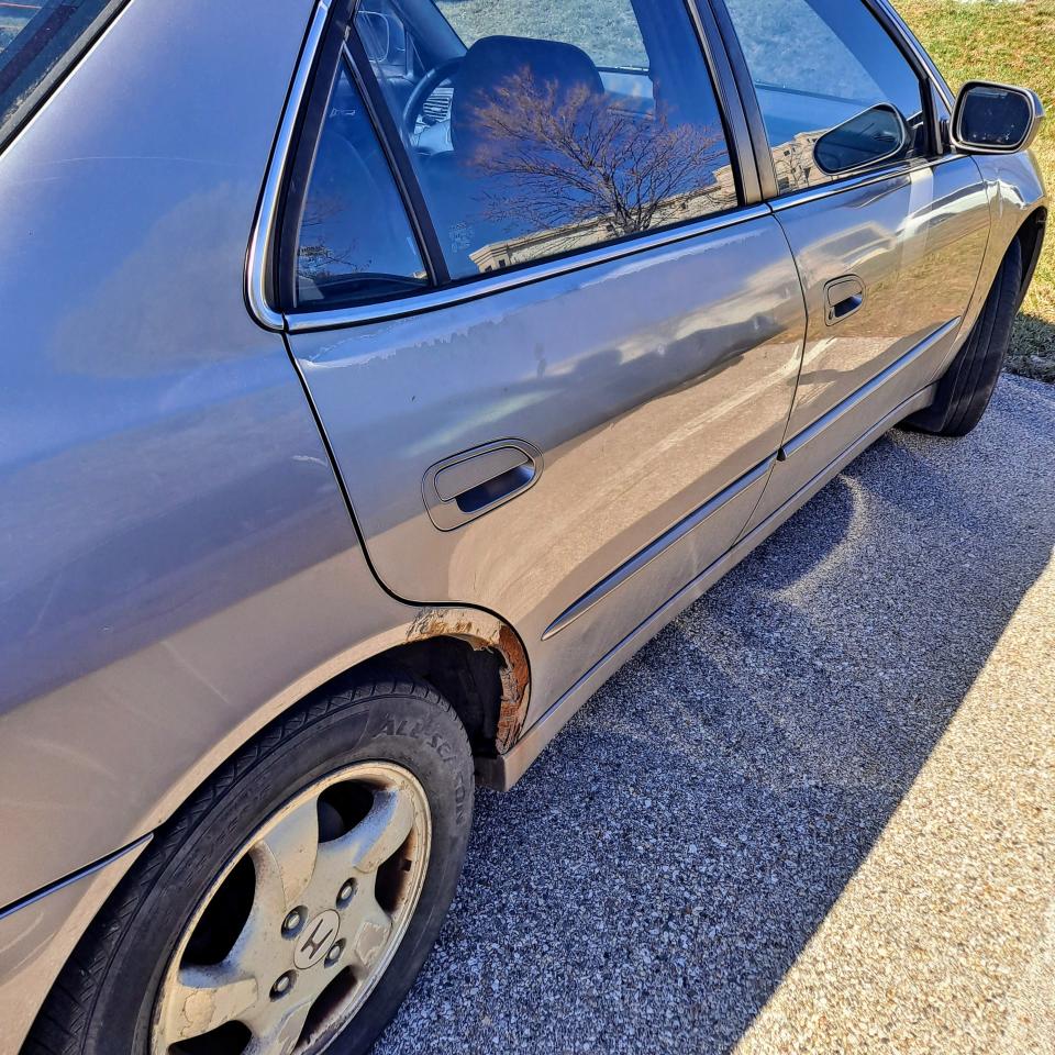 There's some rust, but not much, on Nancy Osborn's 24-year-old Honda Accord.