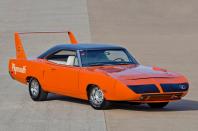 <p>Courtesy of its extremes of bodywork, most obviously in the forms of the chiselled nosecone and a low branch-lopping rear wing that made it to production in order to homologate its use in the NASCAR Cup race series, the 1970 Plymouth Superbird notched up an impressive <strong>eight victories</strong> in its debut season.<br>Using the Plymouth Road Runner muscle car as its basis, the Superbird followed on from its very similar looking Chrysler Corporation cousin, the Dodge Charger Daytona, but because the Plymouth’s nose was shaped slightly differently, it’s the shorter of the two. That evolution might have made the Superbird more successful on circuits, but it hampers with its wheelbase to length proportions, earning it a <strong>52.91%</strong> ratio. </p><p>As you’ll discover, the Dodge appears rather higher up this rundown. </p>
