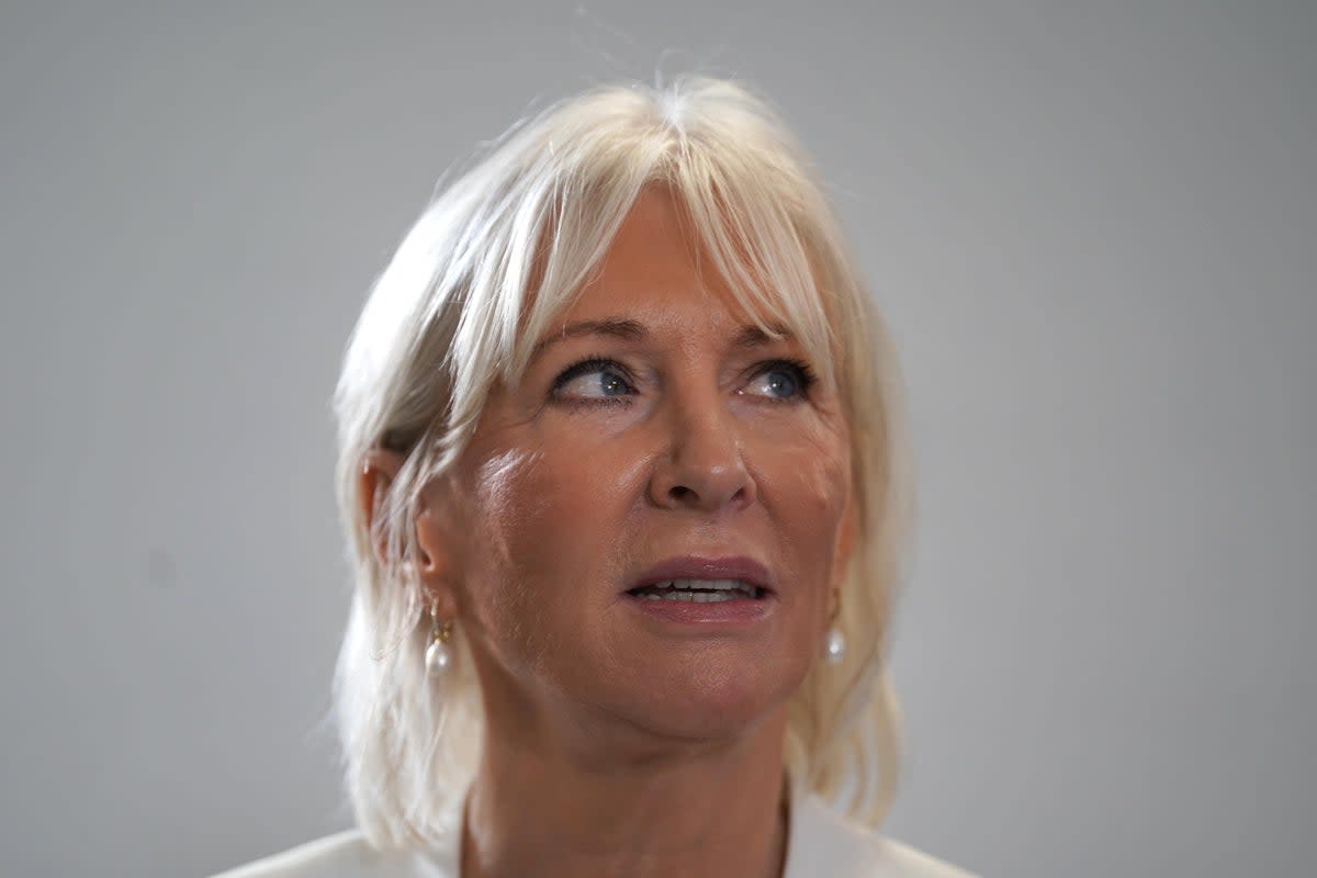 Former culture secretary Nadine Dorries has reportedly been taken off Boris Johnson’s resignation honours list (Kirsty O’Connor/PA) (PA Archive)