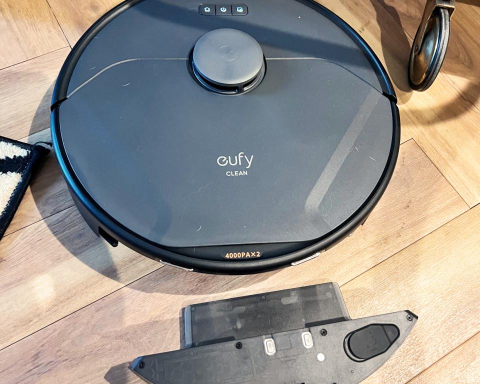 eufy Clean Robotic Vacuum X8 Pro being tested