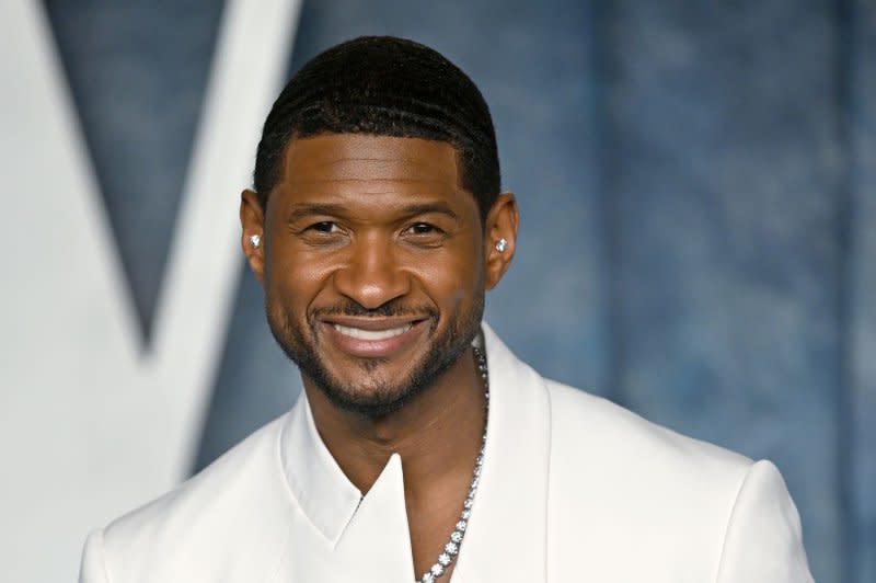 Usher attends the Vanity Fair Oscar party in March. File Photo by Chris Chew/UPI