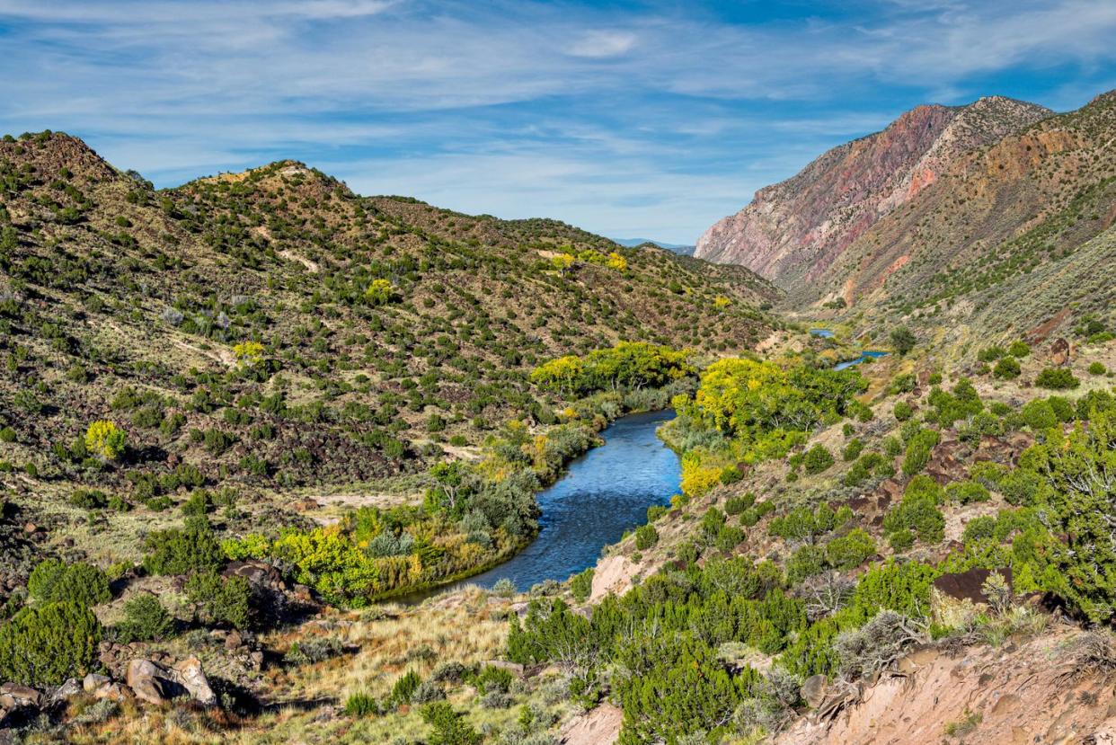 a river running through a valley