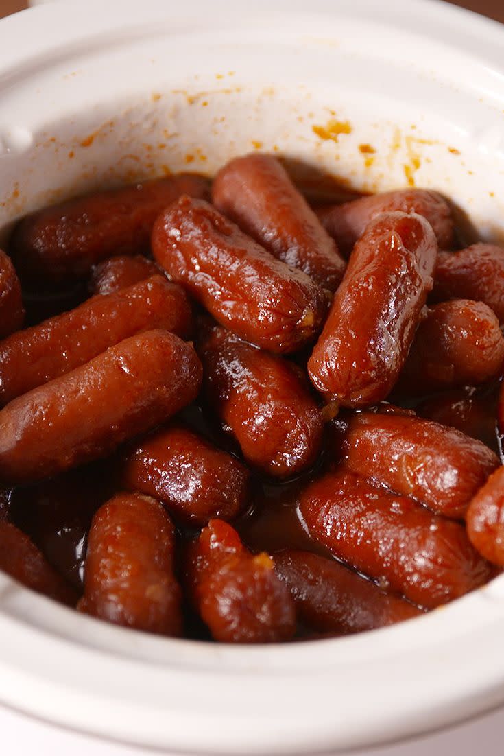 Slow-Cooker Bourbon Smokies