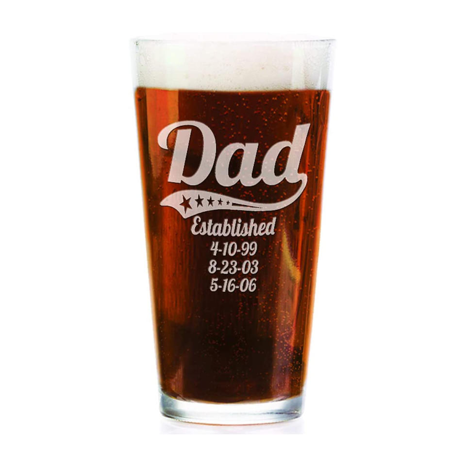 Dad Established Glass