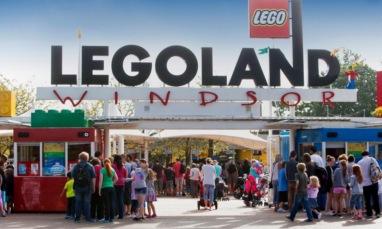 <span>The entrance to the Windsor Legoland theme park.</span><span>Photograph: Legoland/PA Media</span>