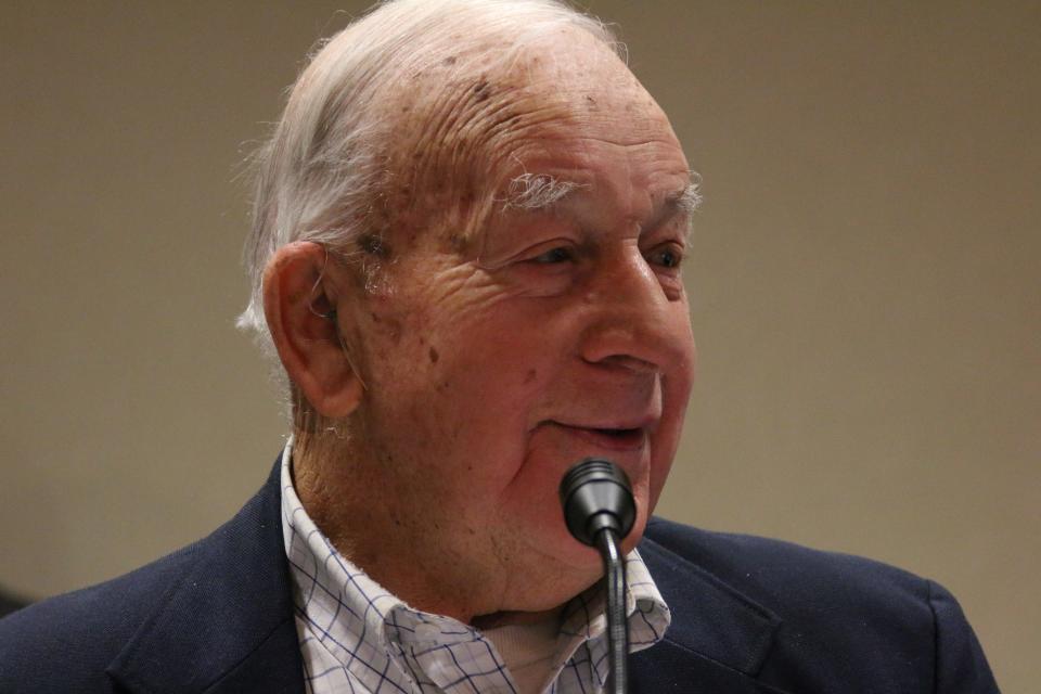 Harold Whitehouse, former Portsmouth City Councilor during the 22nd Annual Boy Scouts Good Scout Award luncheon at the Portsmouth Country Club.