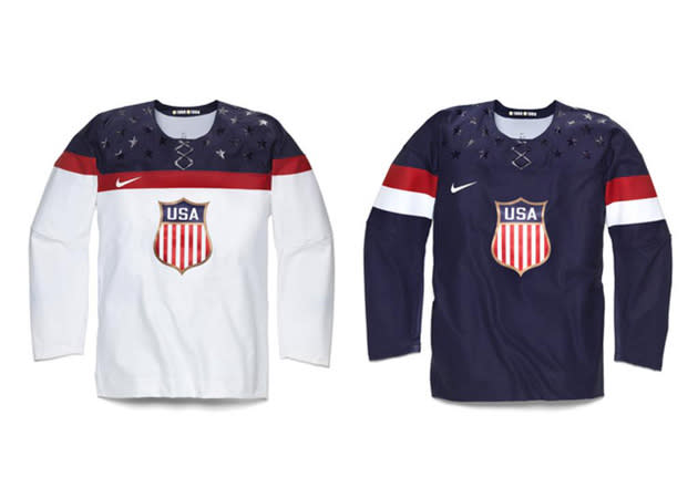 Jersey for USA at World Cup of Hockey Unveiled