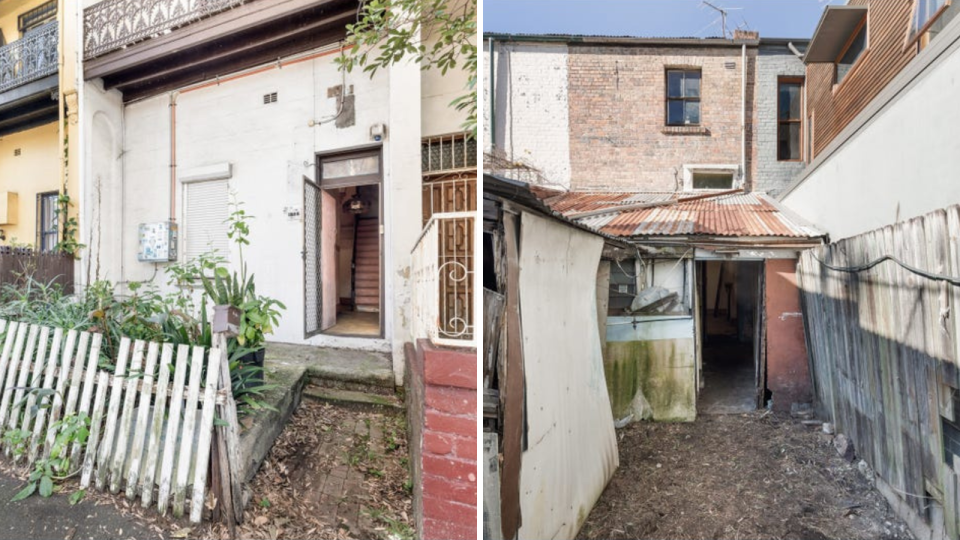 Exterior of 110 Morehead Street, Waterloo from front and back.