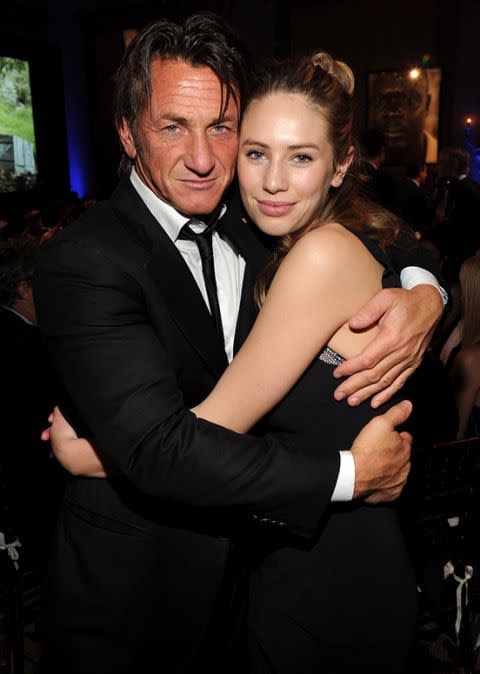 Dylan with her dad, Sean Penn. Credit: Getty Images
