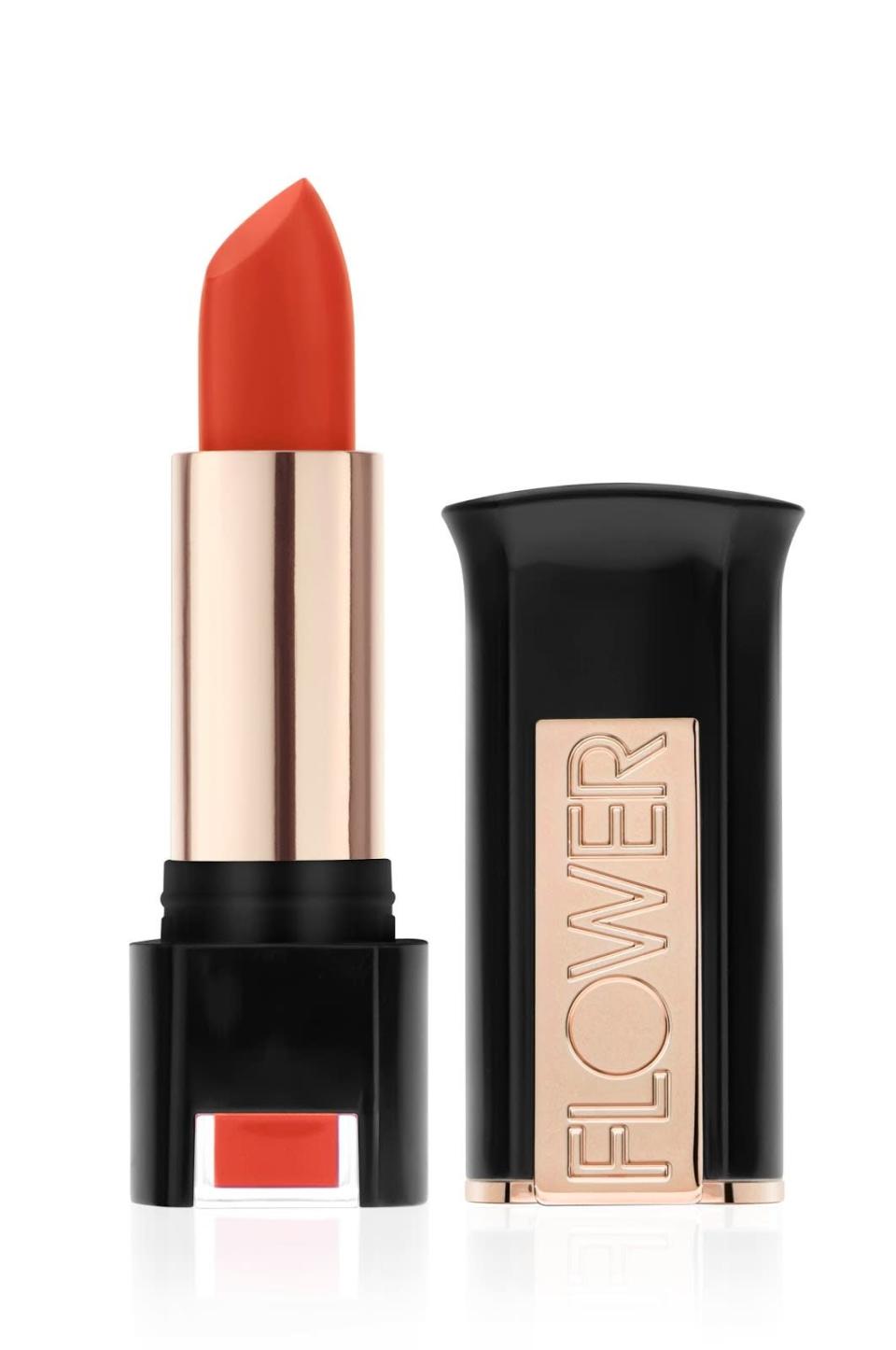 <p>Infused with oils for a creamy application, this shiny lipstick comes with founder Drew Barrymore’s endorsement. What more can you ask for? <a href="http://www.walmart.com/ip/Flower-Kiss-Stick-High-Shine-Lipstick-LS25-Cactus-Flower-0.12-oz/42683490" rel="nofollow noopener" target="_blank" data-ylk="slk:FLOWER Kiss Stick High Shine Lip Color in Cactus Flower;elm:context_link;itc:0;sec:content-canvas" class="link ">FLOWER Kiss Stick High Shine Lip Color in Cactus Flower</a> ($7)</p>