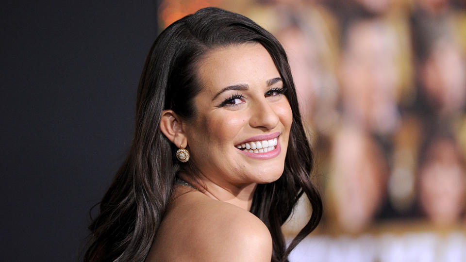 Lea Michele on red carpet