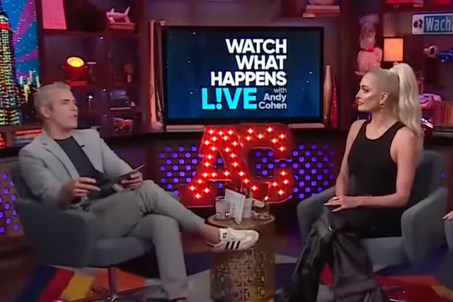 <p>Watch What Happens Live with Andy Cohen/YouTube</p> Erika Jayne was grilled by host Andy Cohen on Watch What Happens Live about her weight loss.
