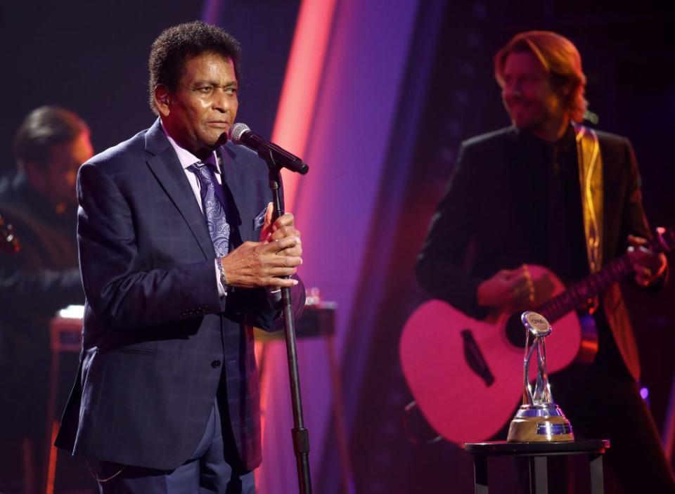 Charley Pride performs onstage during the The 54th Annual CMA Awards at Nashville’s Music City Center on Wednesday, November 11, 2020 in Nashville, Tennessee. (Photo by Terry Wyatt/Getty Images for CMA)