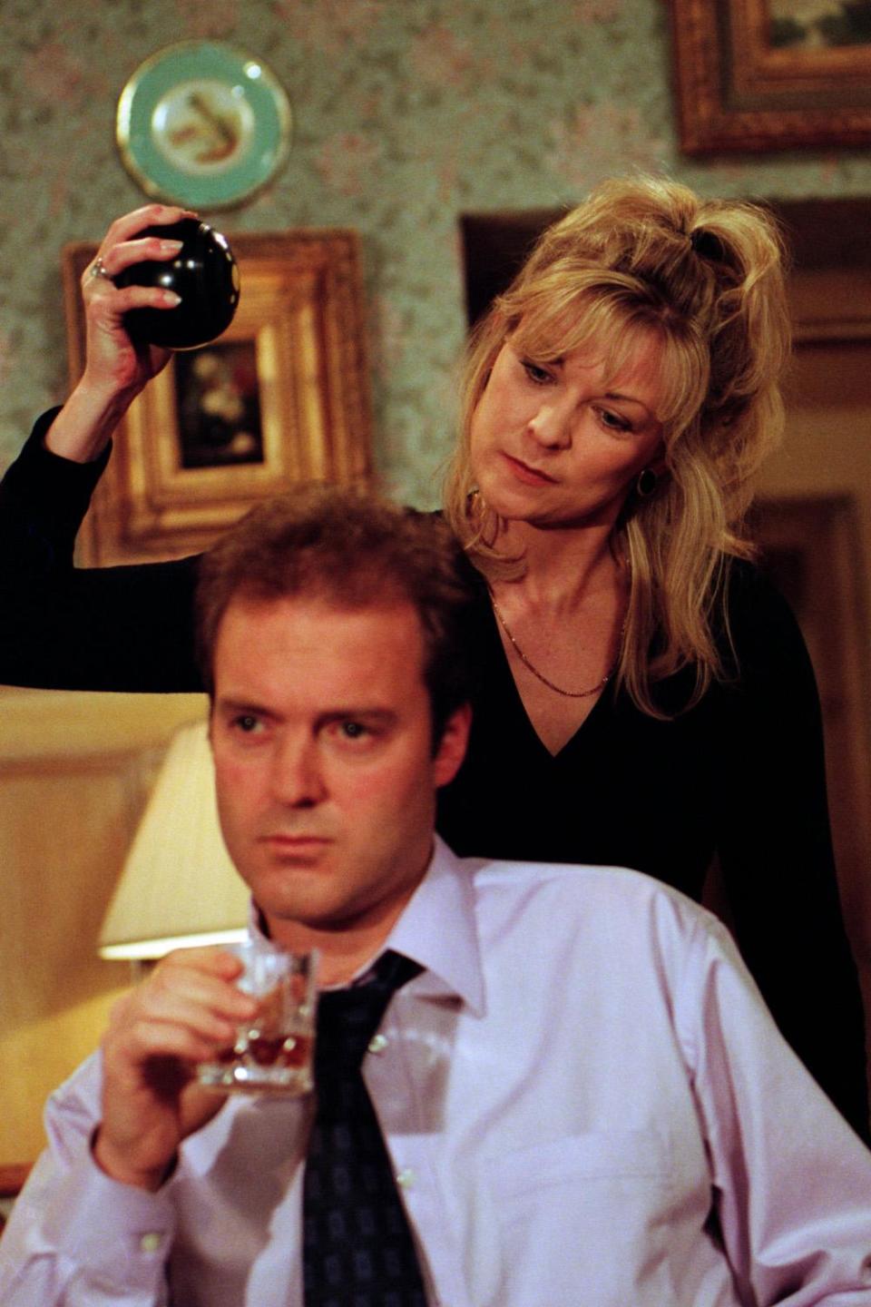 Bad girl: Kim Tate's final dramatic scenes in 1999 (ITV/REX/Shutterstock)