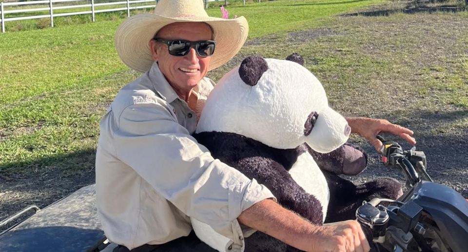 Greg Barr on his Queensland farm.