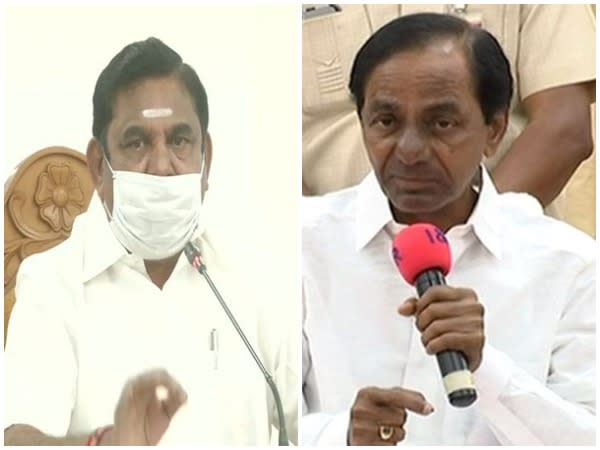 Tamil Nadu CM Edappadi K Palaniswam and Telangana Chief Minister (CM) K Chandrashekhar Rao.