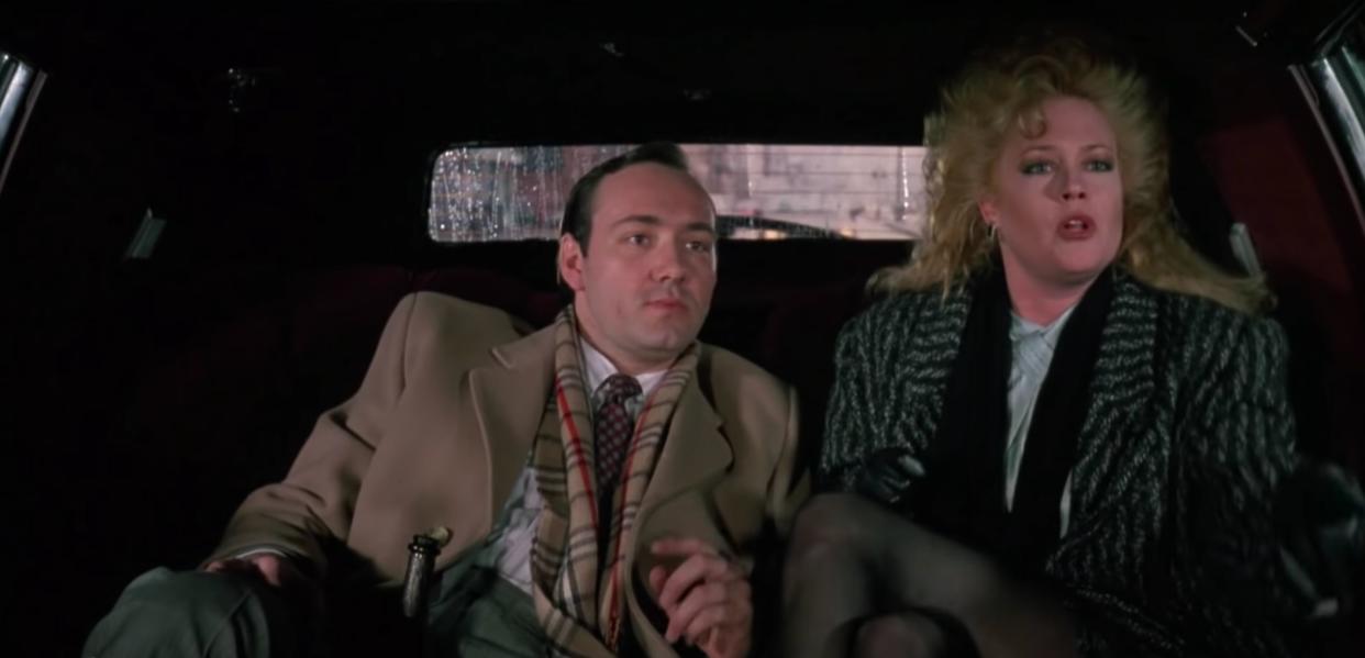 Kevin Spacey played a workplace creep in the 1988 rom-com "Working Girl." (Photo: YouTube)