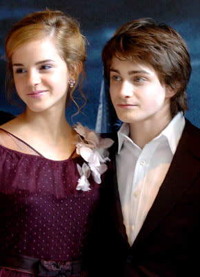 Emma Watson and Daniel Radcliffe at the London premiere of Warner Brothers' Harry Potter and the Prisoner of Azkaban