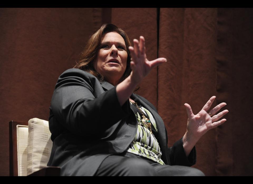 NEW YORK, NY - AUGUST 09:  CNN correspondent Candy Crowley takes part in a Q&A with the audience following the HBO Documentary Screening Of 'Gloria: In Her Own Words' at Time Warner Center Screening Room on August 9, 2011 in New York City.  (Photo by Michael Loccisano/Getty Images for HBO)