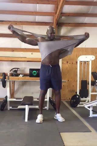 <p>shaq/Instagram</p> Shaquille O'Neal from his Instagram post.