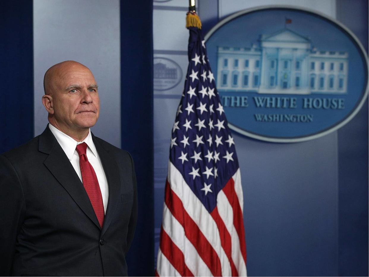 National Security Adviser HR McMaster reportedly called US President Donald Trump an 'idiot' at a private dinner with Oracle CEO with Safra Catz: Alex Wong/Getty Images