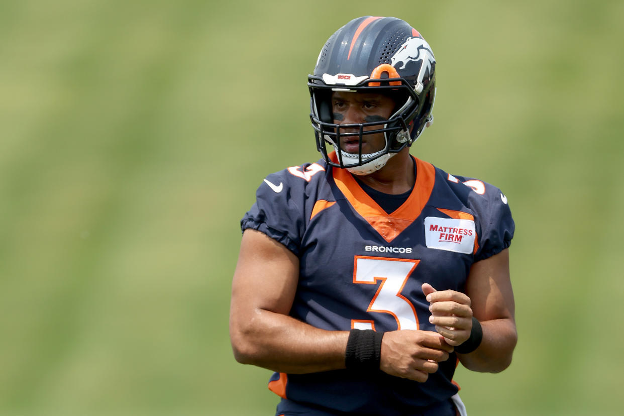 Quarterback Russell Wilson came to the Denver Broncos after many successful years with the Seattle Seahawks. (Photo by Matthew Stockman/Getty Images)