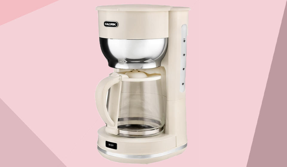 This coffeemaker is available in both black and cream. (Photo: Nordstrom Rack)