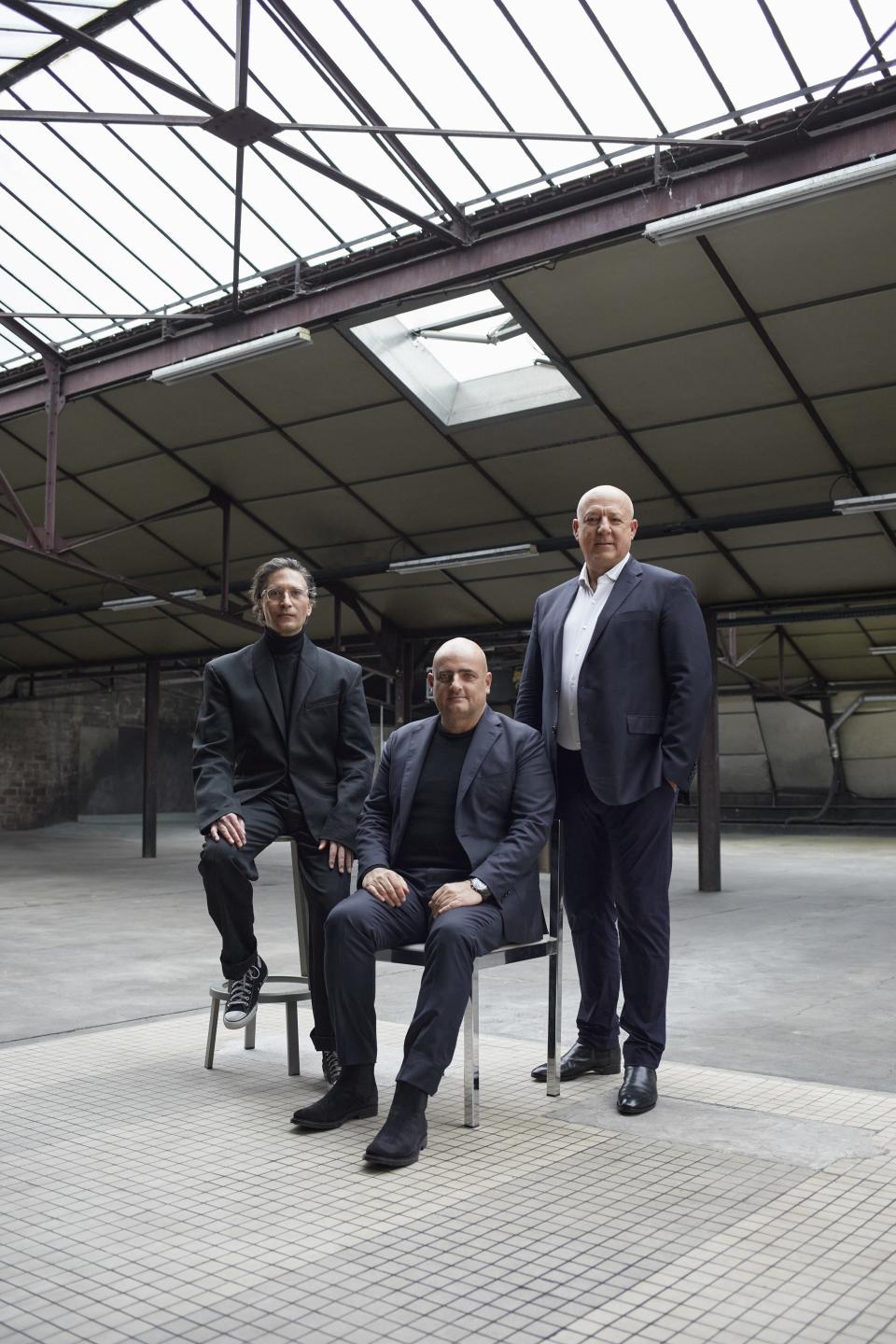 Laurent Bandet, Marc Fischer and Franck Chaud. 