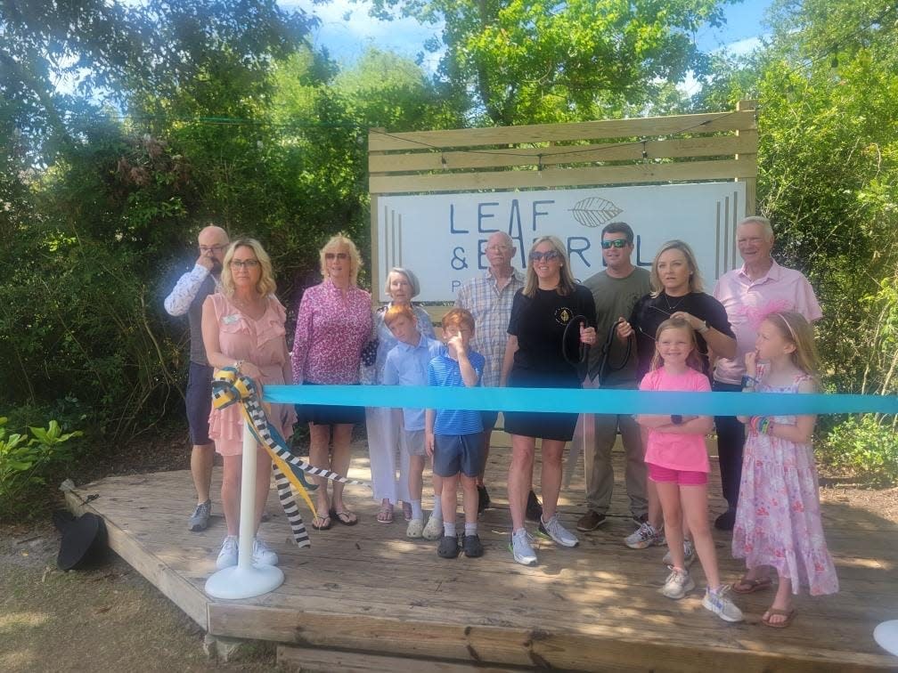 The Greater Topsail Area Chamber of Commerce and Tourism celebrated a ribbon cutting recently for Leaf and Barrel Provision Co. Beer, Wine, Cigars.