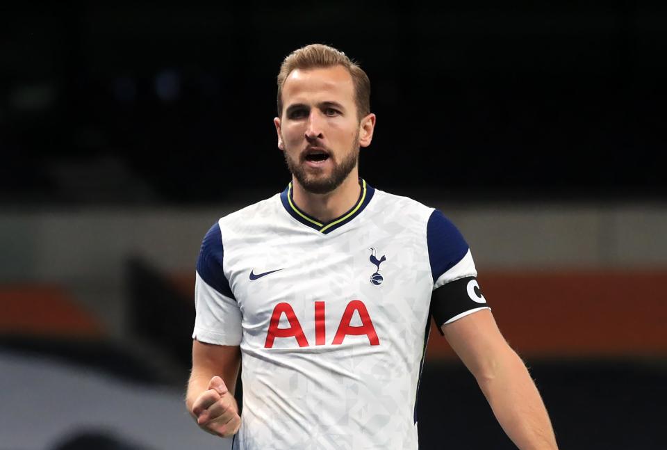 Tottenham captain Harry Kane  (PA)