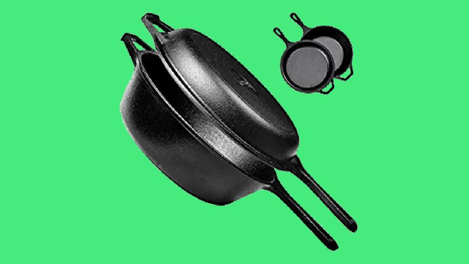 Pre-Seasoned Cast Iron Dutch Oven. (Photo: Amazon)