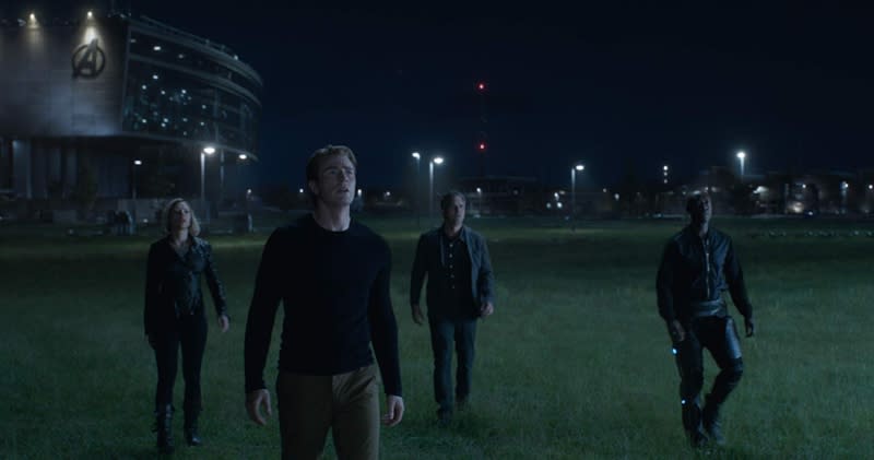 The Avengers gather, probably to stop Tom Holland from ruining the film