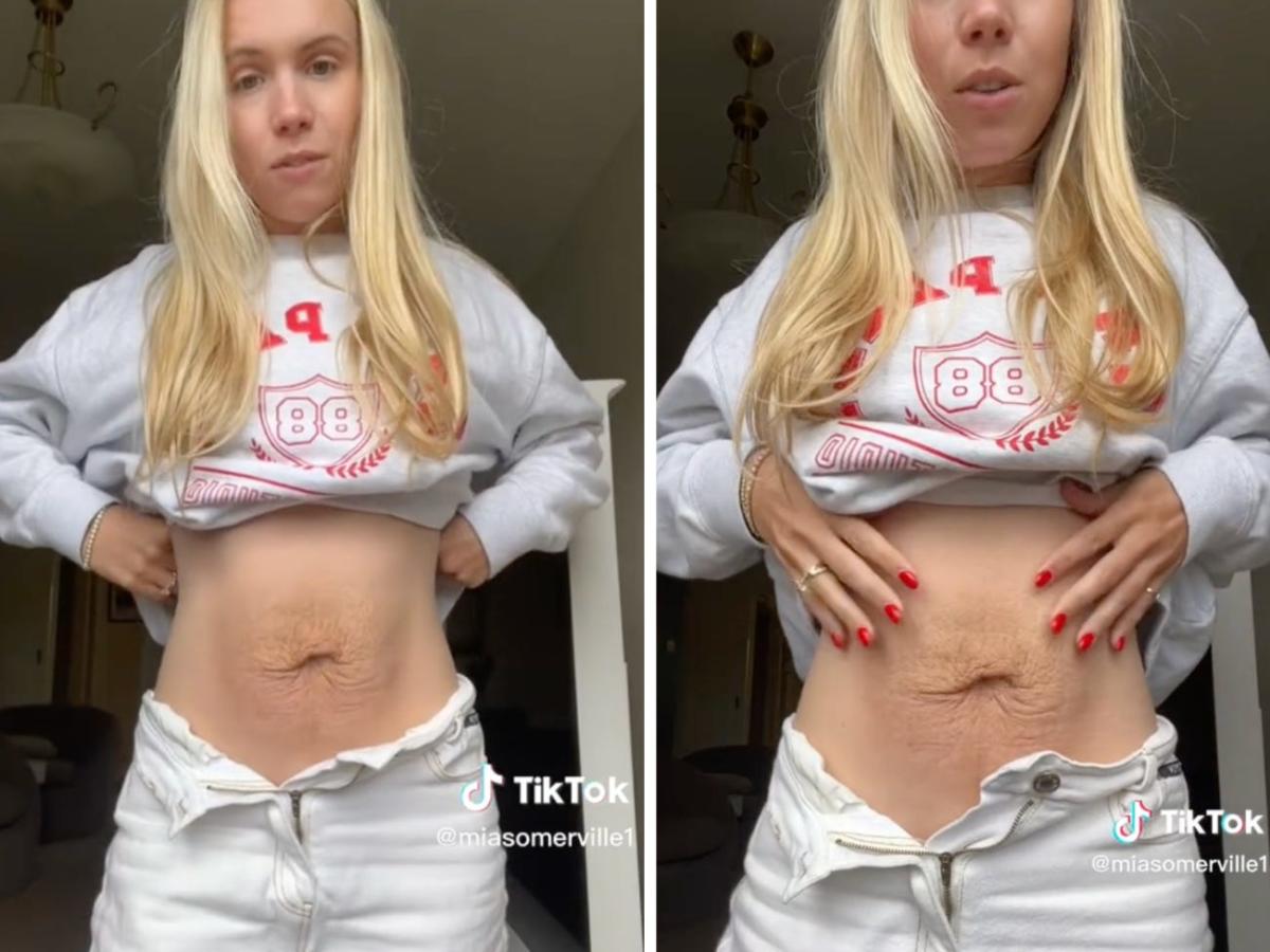 A TikToker shared what her body looked like after pregnancy to make other  women feel seen. She's faced a flood of 'nasty' comments in response. -  Yahoo Sports