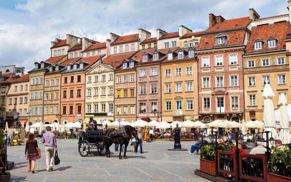 Warsaw Old Town Market Square.