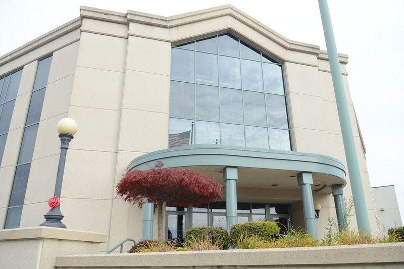 The Somerset County building houses the county commissioners and the county treasurer's offices.