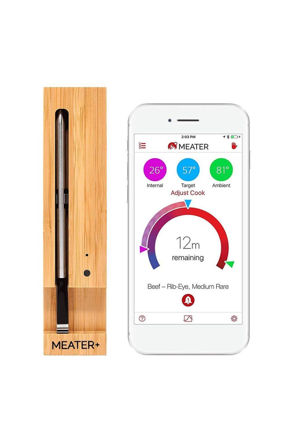 17) Smart Wireless Meat Thermometer