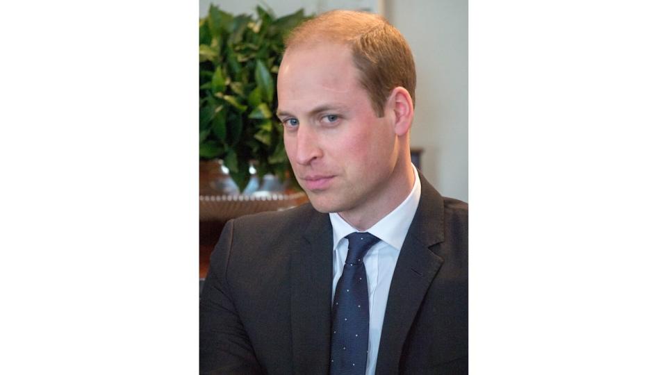 Prince William in a suit