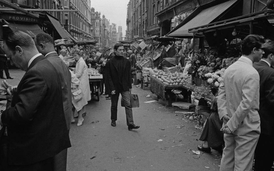 Fruit and vegetables on sale at Berwick Street Market in Soho, London, April 1961. (Photo by Archive Photos/Getty Images)  - Getty