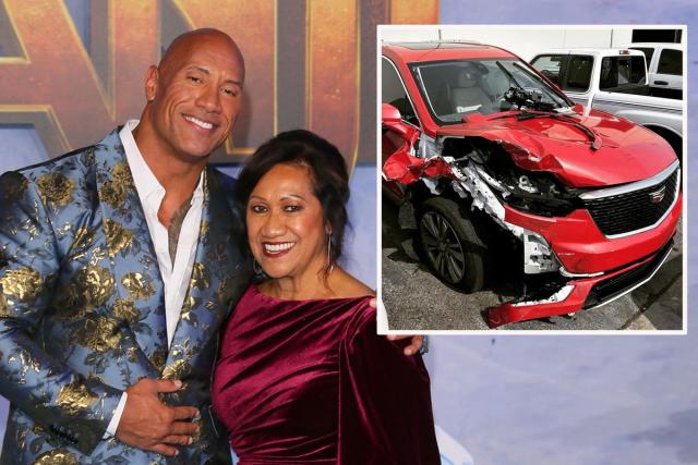 Dwayne Johnson thanks Los Angeles emergency services after mother involved  in car crash