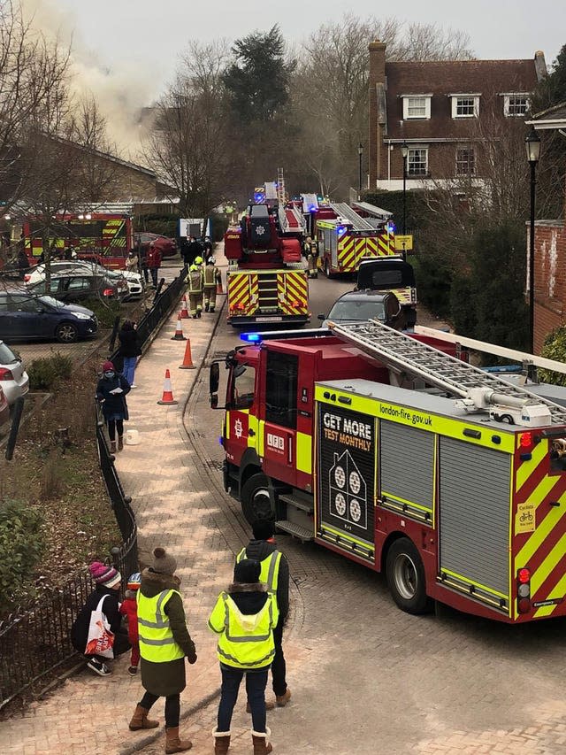 Fire in Surrey vaccination centre