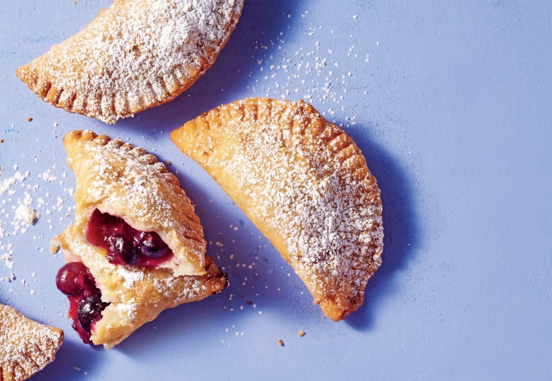 Fried Blueberry-Ginger Hand Pies