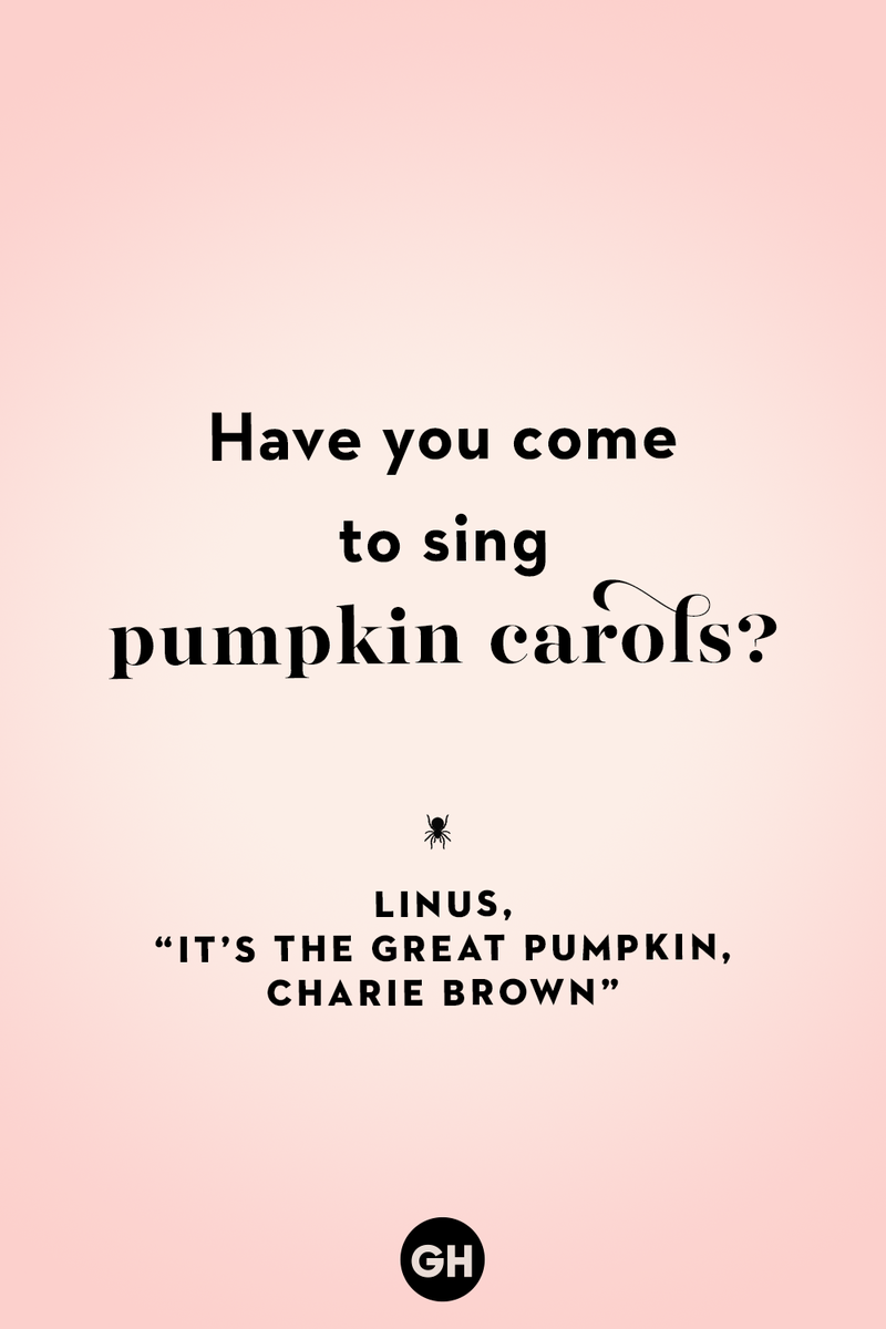 23) Linus, "It's the Great Pumpkin, Charlie Brown"