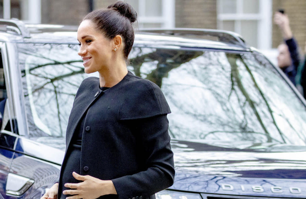 The Duchess of Sussex’s two pregnancies left her knackered and stressed credit:Bang Showbiz