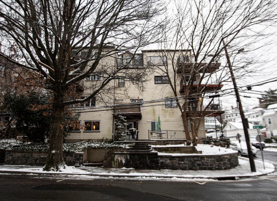 The apartment building at 2 Main Street in Dobbs Ferry, photographed Jan. 16, 2023