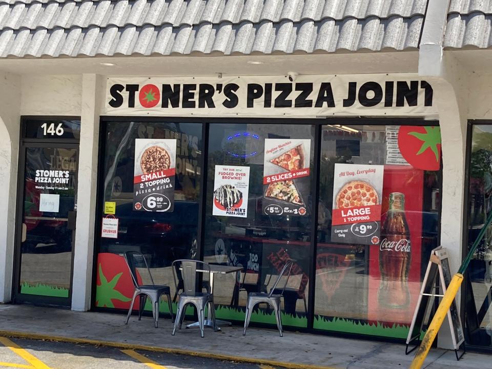 Stoner's Pizza Joint in Boca Raton was one of three Palm Beach County restaurants that was closed following health inspections last week.