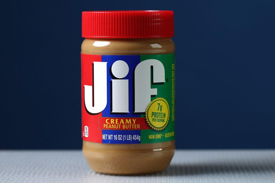 Jif brand peanut butter